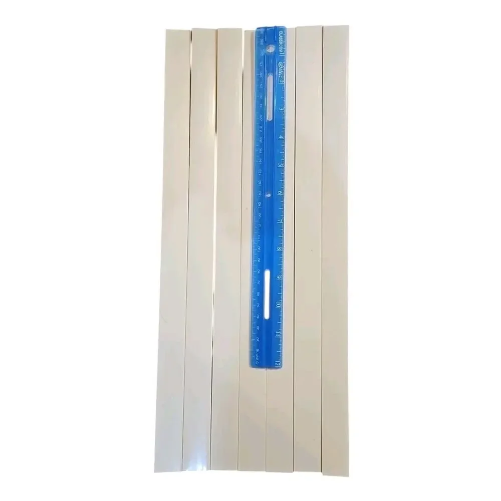 7 Piece 9ft Panduit Channel, 2 Sided Tape, 7 Couplers , 2 Tees, 6 90s, 2 Top 90s